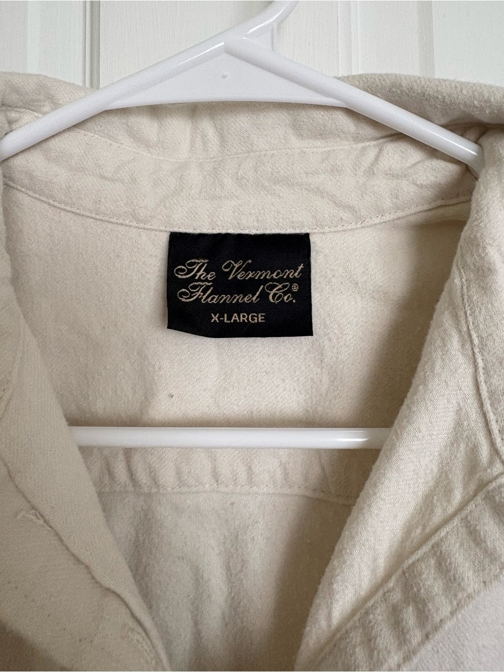 Vermont Flannel Co. Cream Flannel